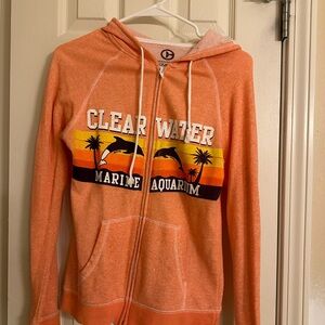 Orange Clearwater Marine Aquarium Hoodie